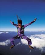 sky dive wedding.